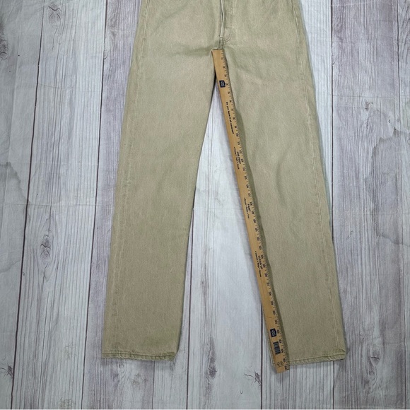 Men’s Vintage 90s Tan 501 Denim Jeans Made in USA - Picture 4 of 8